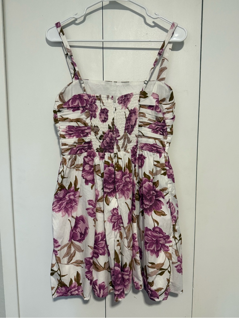 Abercrombie Emerson Wide Strap Poplin Mini Dress size medium - Picture 3 of 4